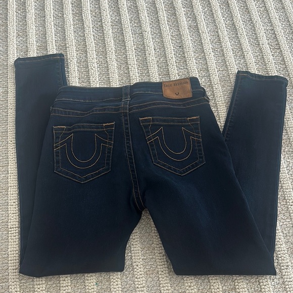 True Religion Black Skinny Jeans Sleek Style - Picture 4 of 4
